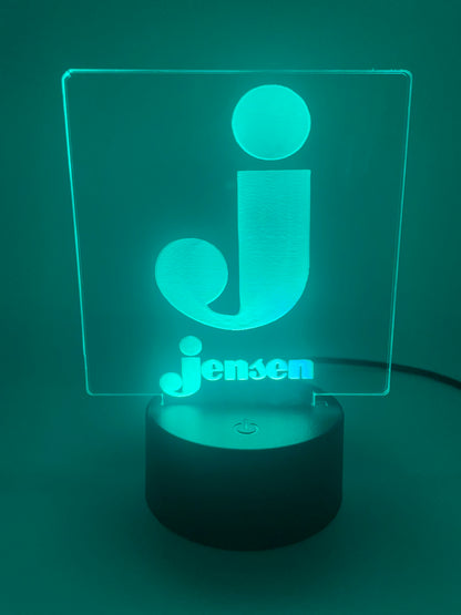 LED Acrylic Music Lover's Sign for Music Room Decoration Jensen