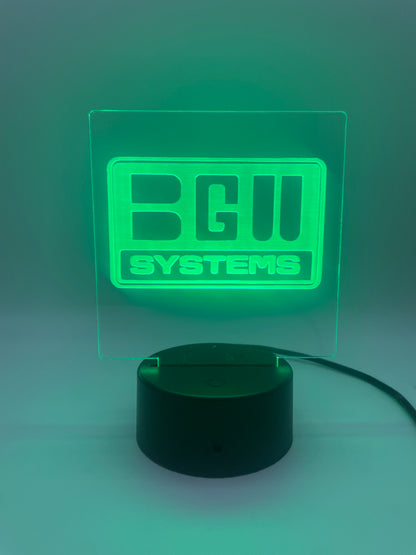 LED Acrylic Music Room Decoration BGW