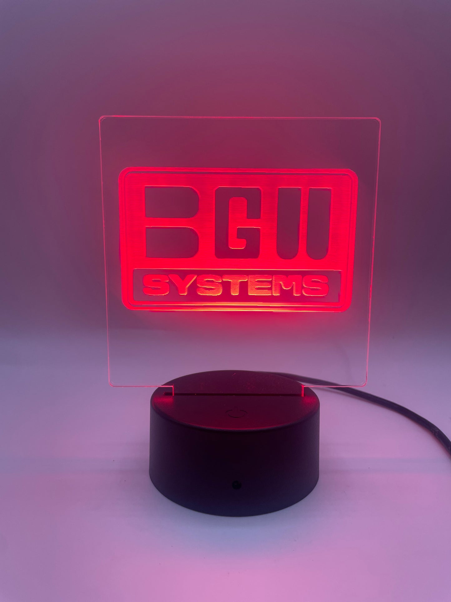 LED Acrylic Music Room Decoration BGW