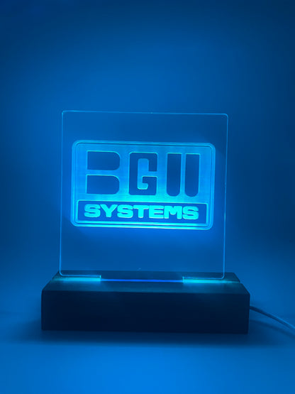LED Acrylic Music Room Decoration BGW