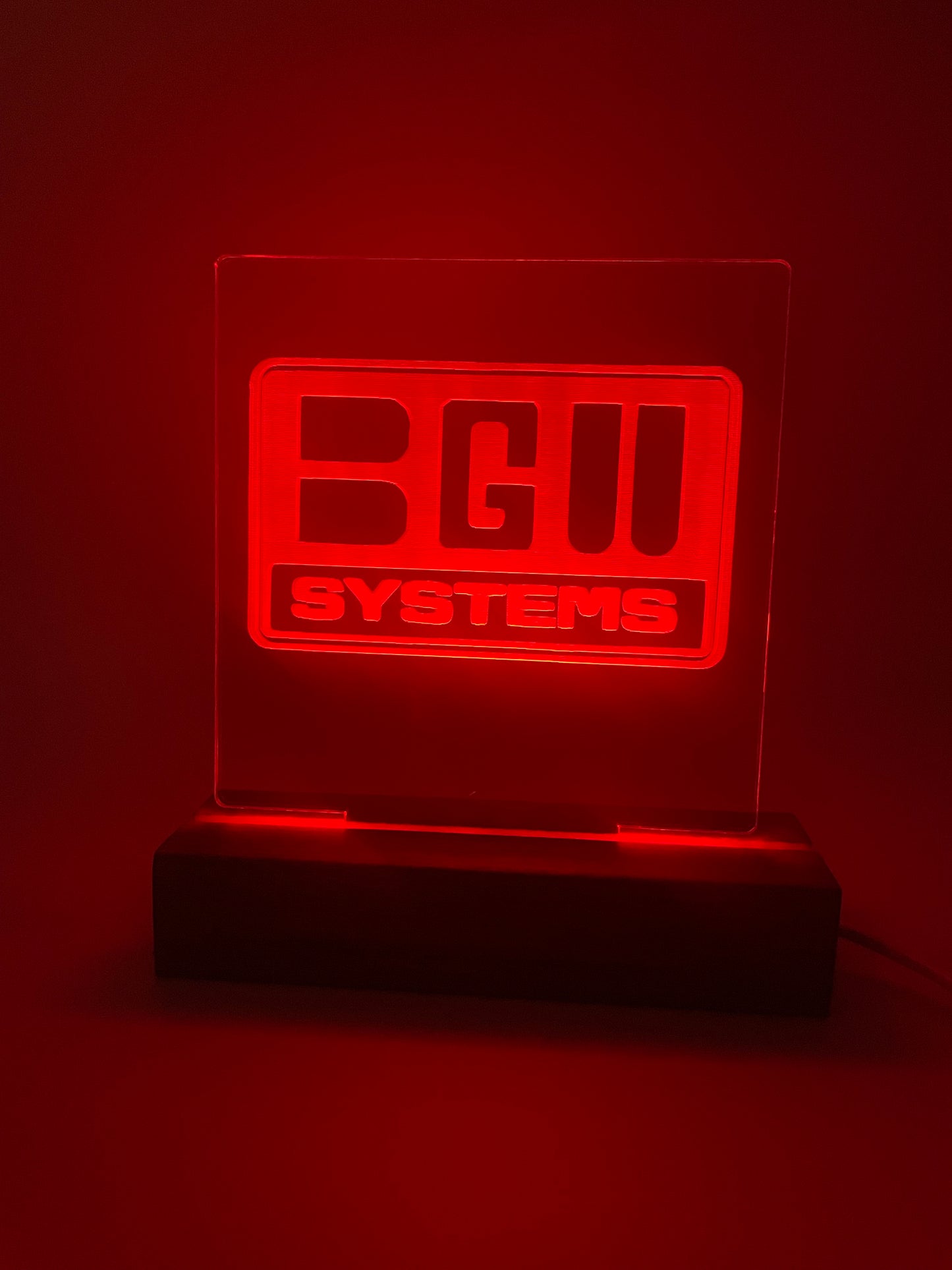 LED Acrylic Music Room Decoration BGW
