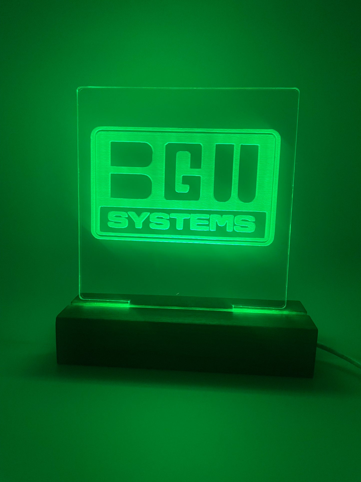 LED Acrylic Music Room Decoration BGW