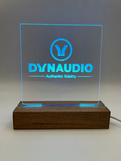 LED Acrylic Music Room Decoration Dynaudio