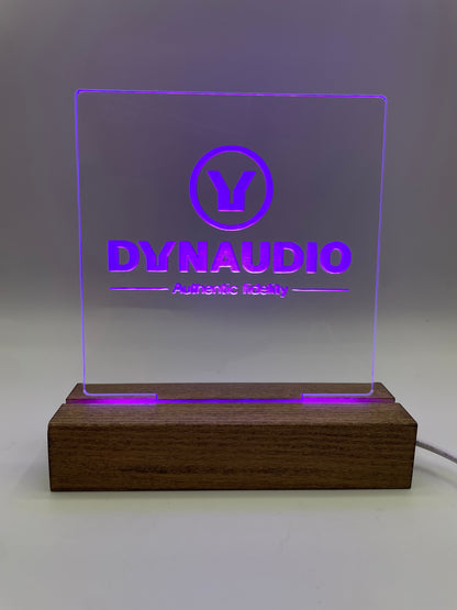 LED Acrylic Music Room Decoration Dynaudio