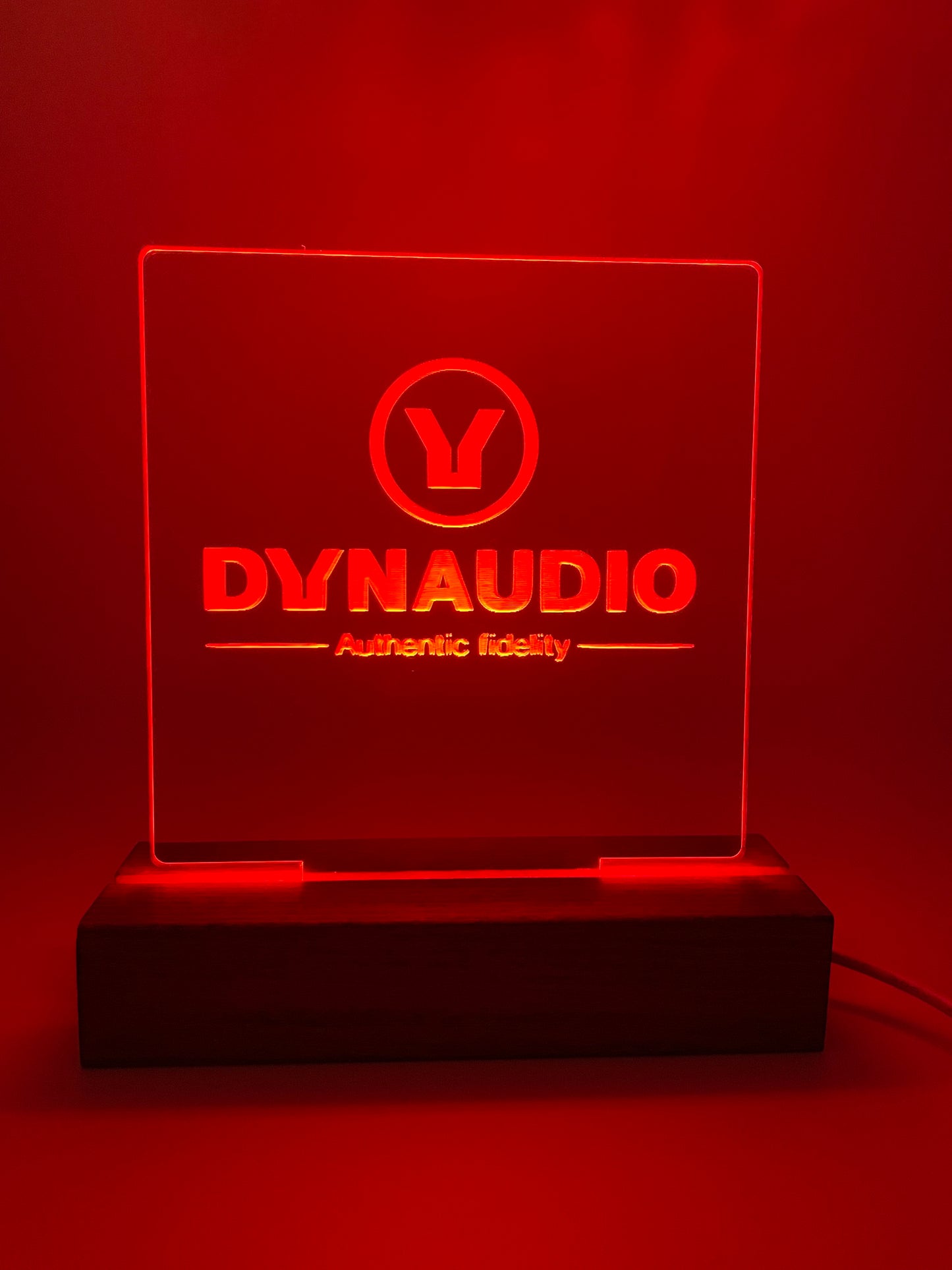 LED Acrylic Music Room Decoration Dynaudio