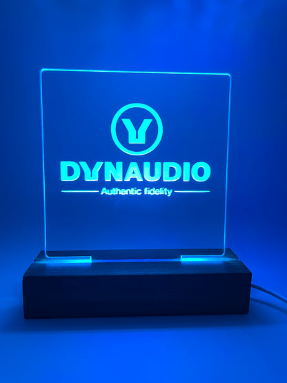 LED Acrylic Music Room Decoration Dynaudio