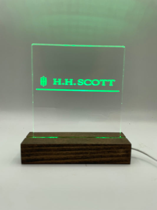 LED Acrylic Music Sign Listening Room Decoration HHScott