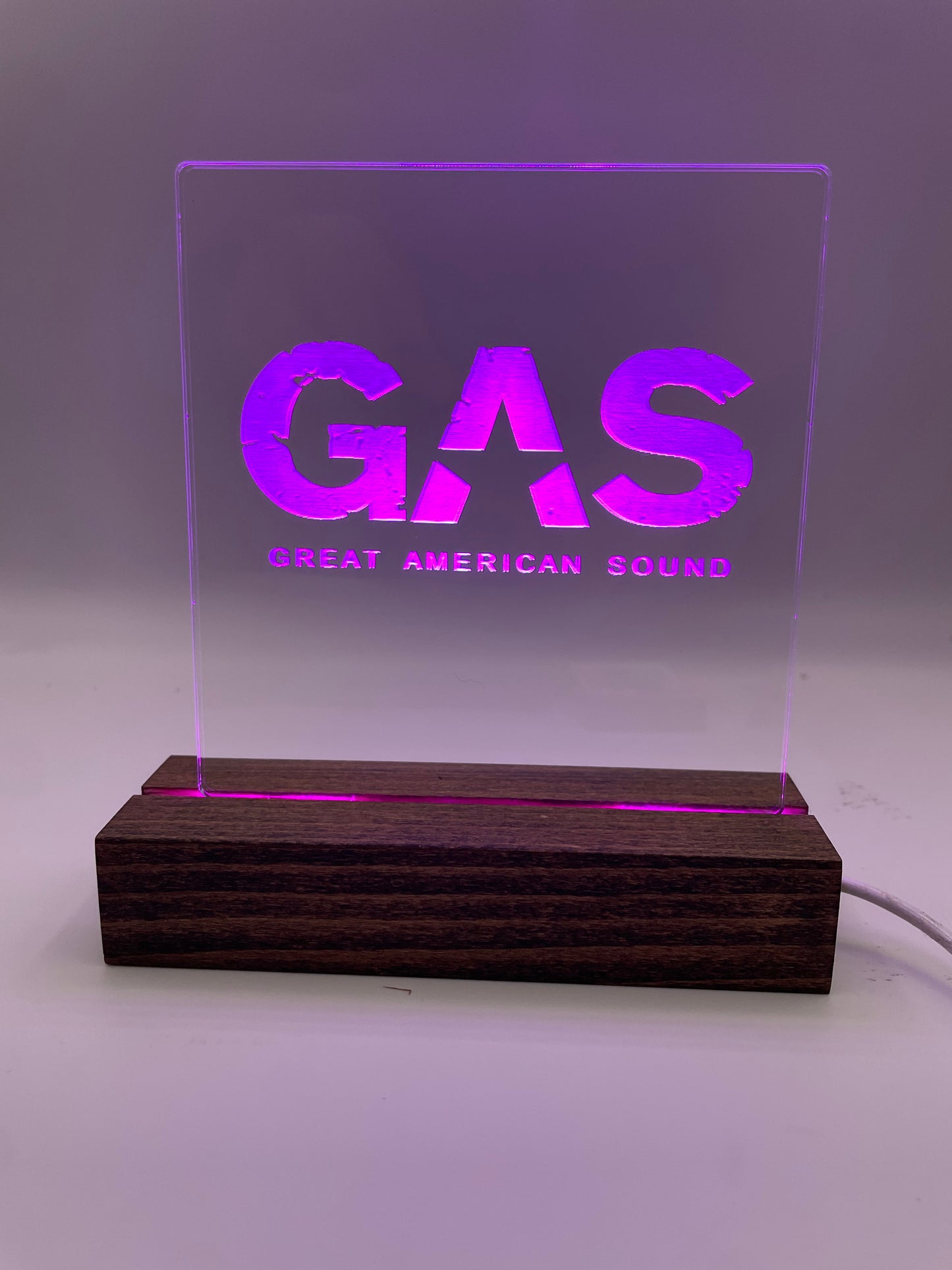 LED Acrylic Music Lighted Sign Music Room Decoration GAS