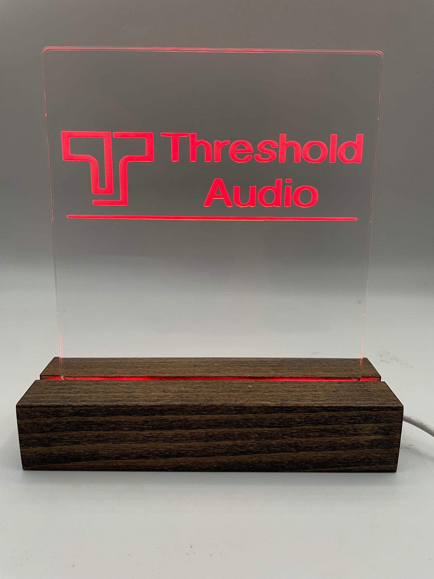 LED Acrylic Music Sign Audiophile Decoration Threshold
