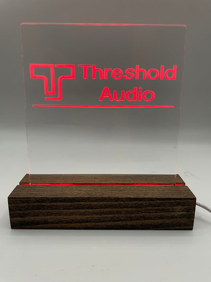LED Acrylic Music Sign Audiophile Decoration Threshold