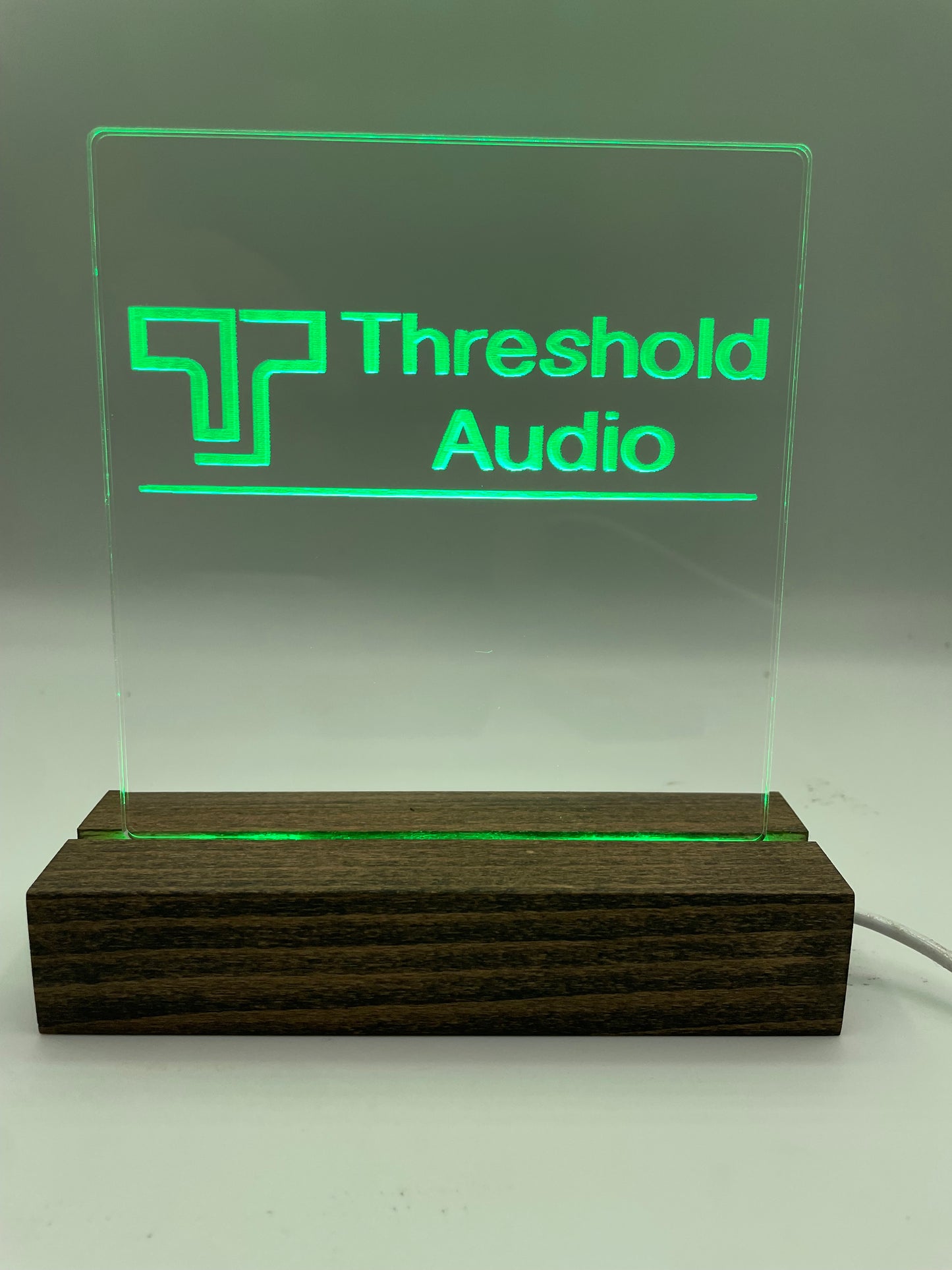 LED Acrylic Music Sign Audiophile Decoration Threshold