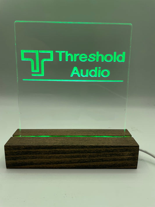 LED Acrylic Music Sign Audiophile Decoration Threshold
