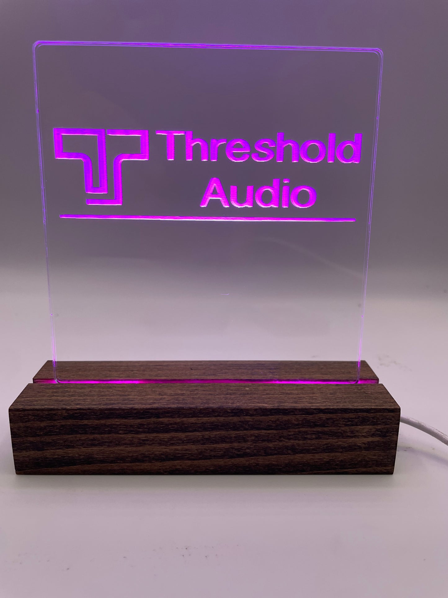 LED Acrylic Music Sign Audiophile Decoration Threshold