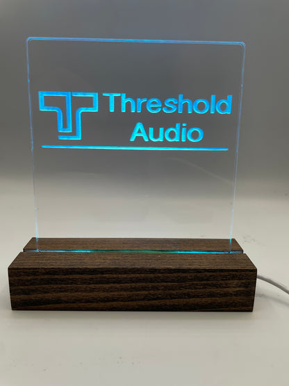 LED Acrylic Music Sign Audiophile Decoration Threshold