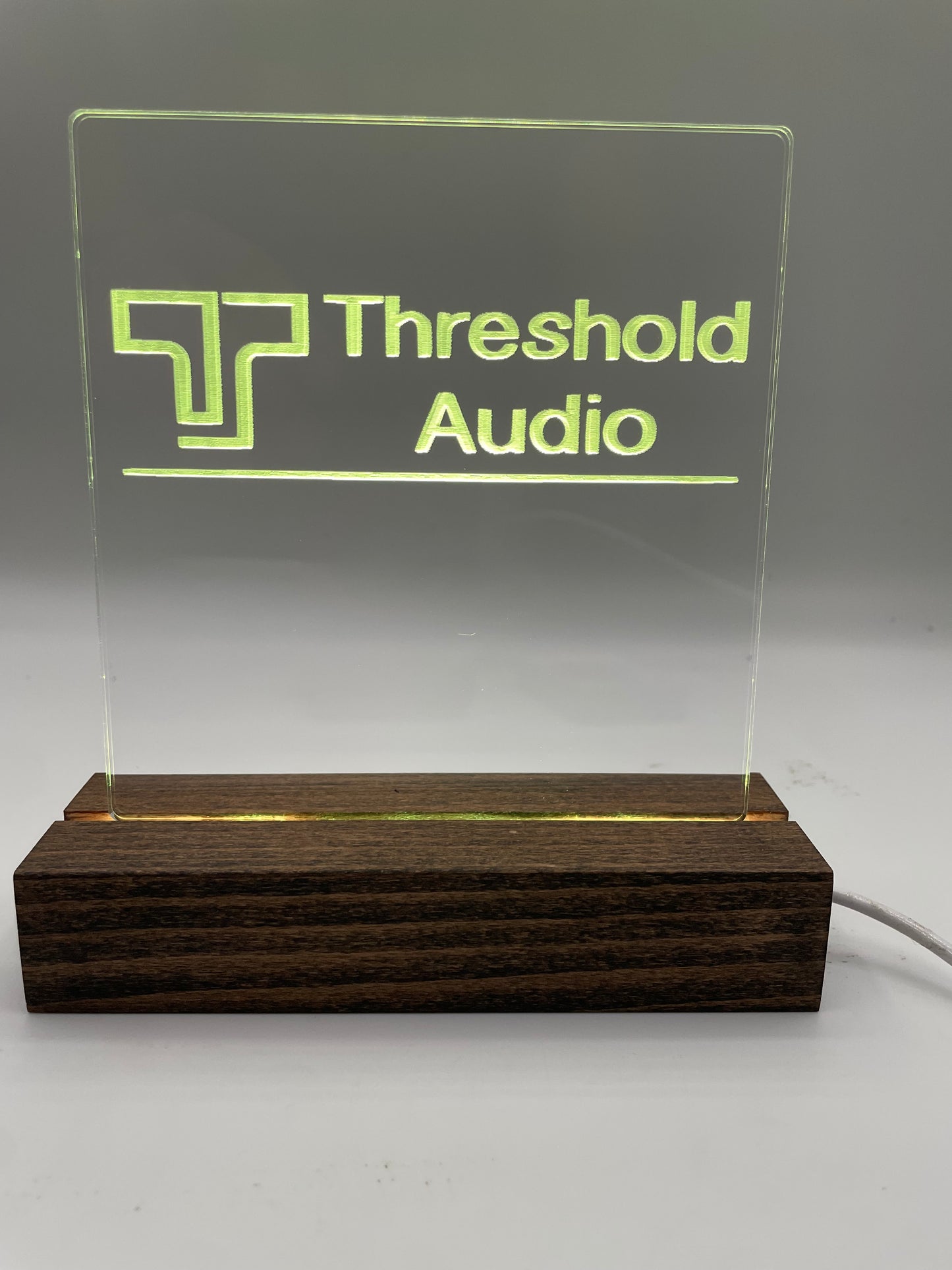 LED Acrylic Music Sign Audiophile Decoration Threshold