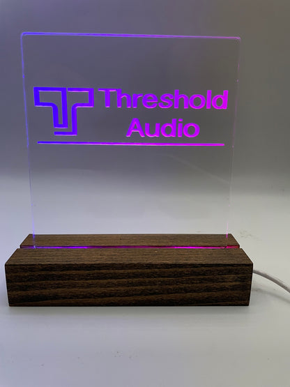 LED Acrylic Music Sign Audiophile Decoration Threshold
