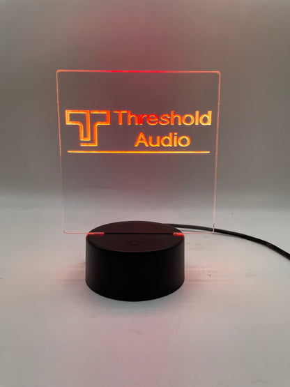 LED Acrylic Music Sign Audiophile Decoration Threshold