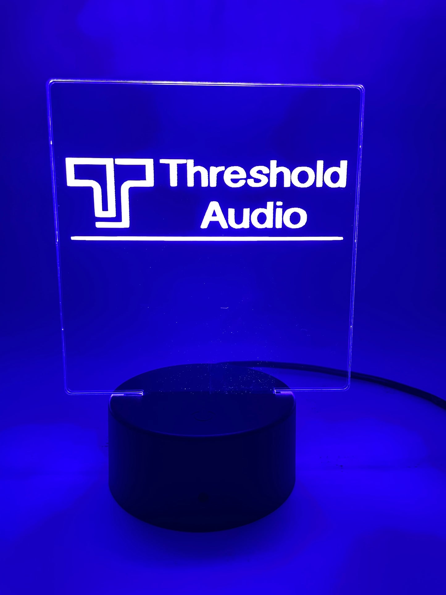 LED Acrylic Music Sign Audiophile Decoration Threshold