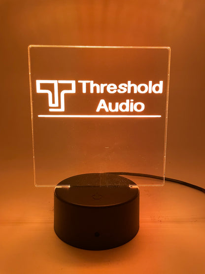LED Acrylic Music Sign Audiophile Decoration Threshold