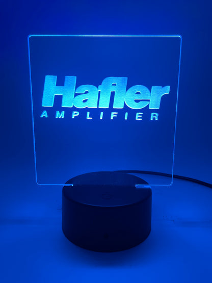 LED Acrylic Sign Music Lover's Room Decoration Hafler