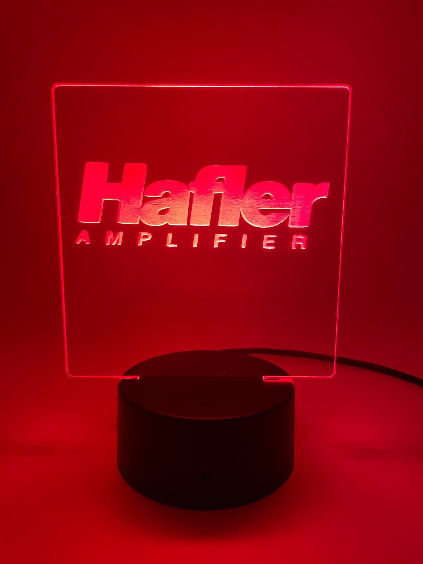 LED Acrylic Sign Music Lover's Room Decoration Hafler