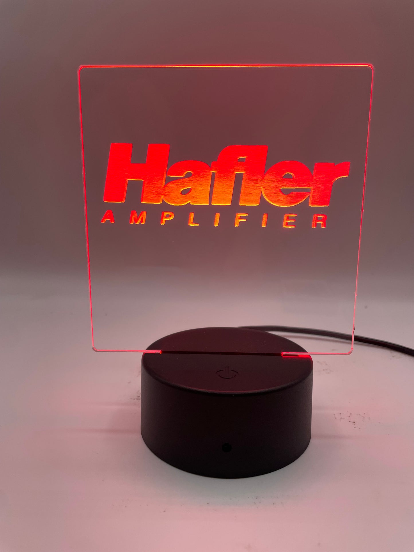 LED Acrylic Sign Music Lover's Room Decoration Hafler