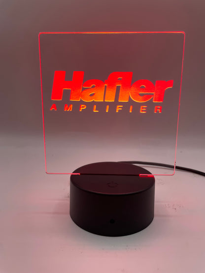 LED Acrylic Sign Music Lover's Room Decoration Hafler