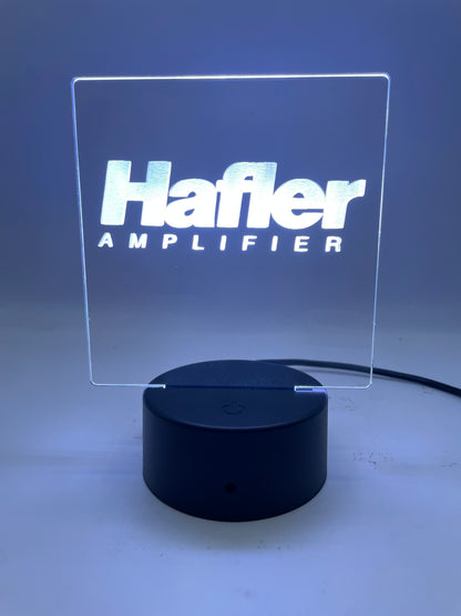 LED Acrylic Sign Music Lover's Room Decoration Hafler