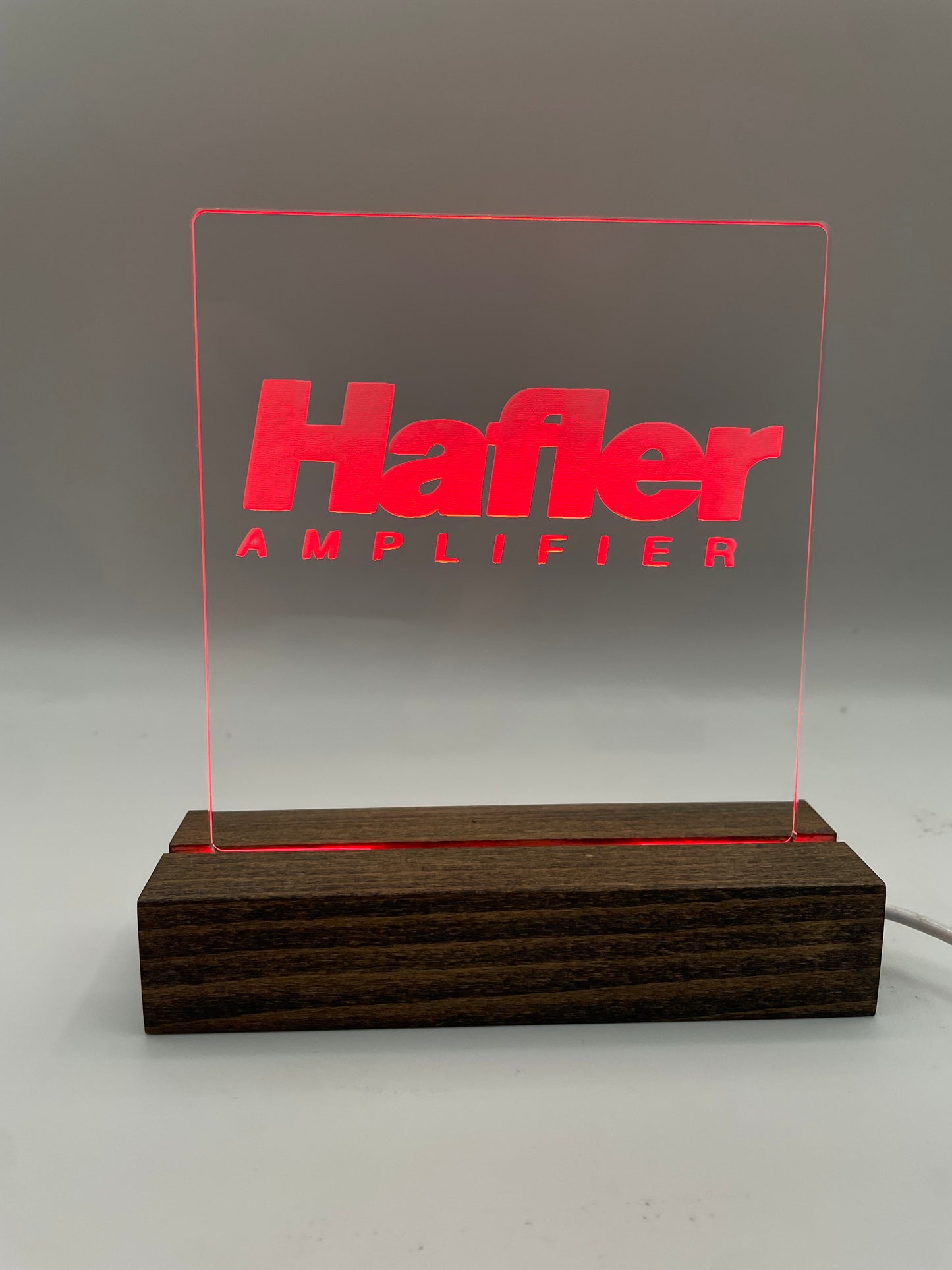 LED Acrylic Sign Music Lover's Room Decoration Hafler