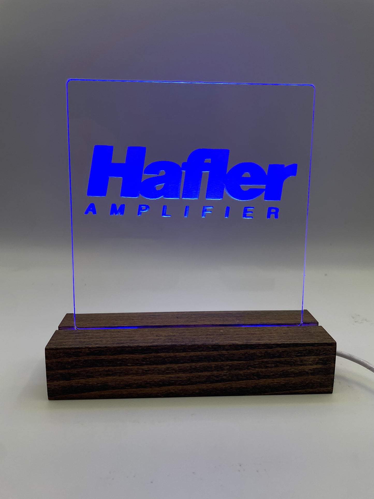 LED Acrylic Sign Music Lover's Room Decoration Hafler