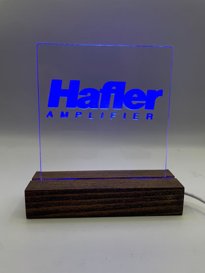 LED Acrylic Sign Music Lover's Room Decoration Hafler