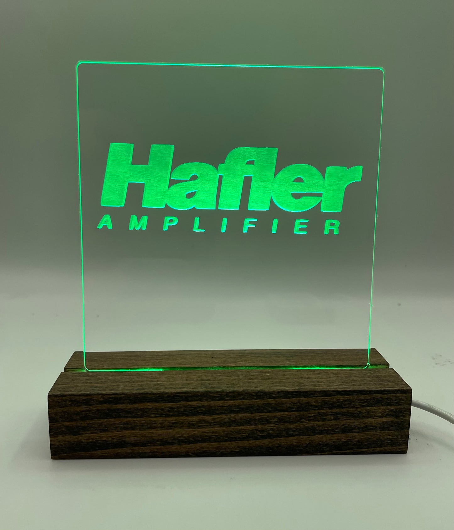 LED Acrylic Sign Music Lover's Room Decoration Hafler
