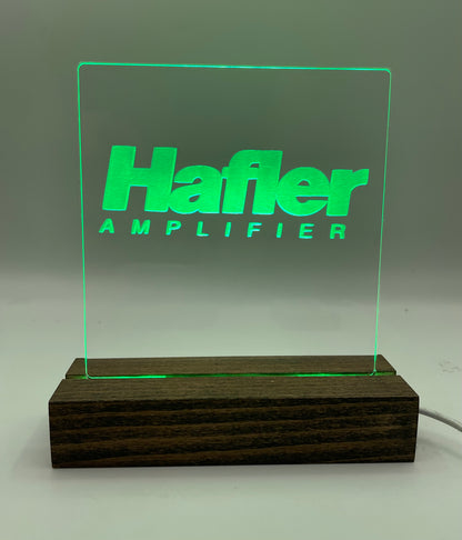LED Acrylic Sign Music Lover's Room Decoration Hafler