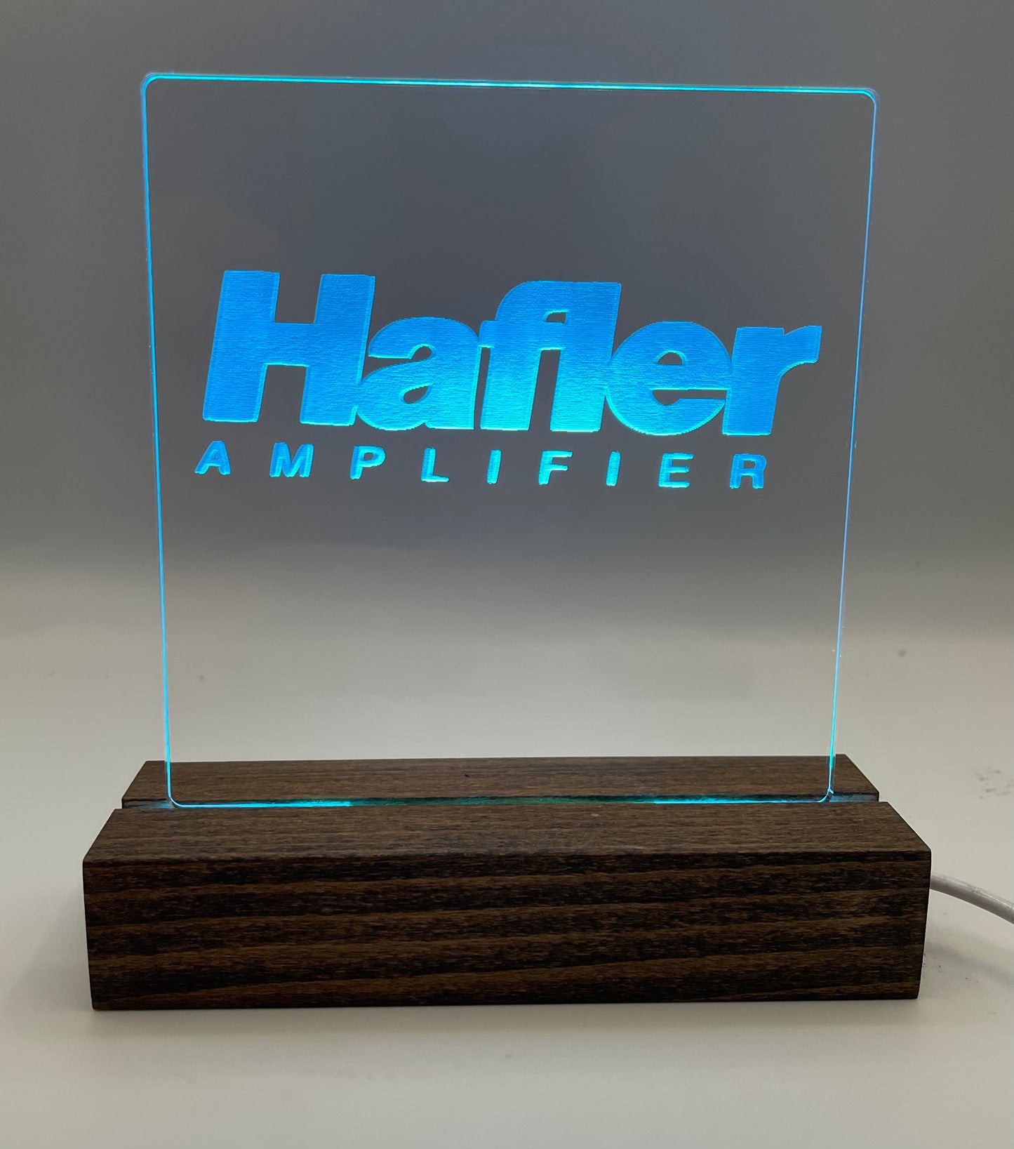 LED Acrylic Sign Music Lover's Room Decoration Hafler