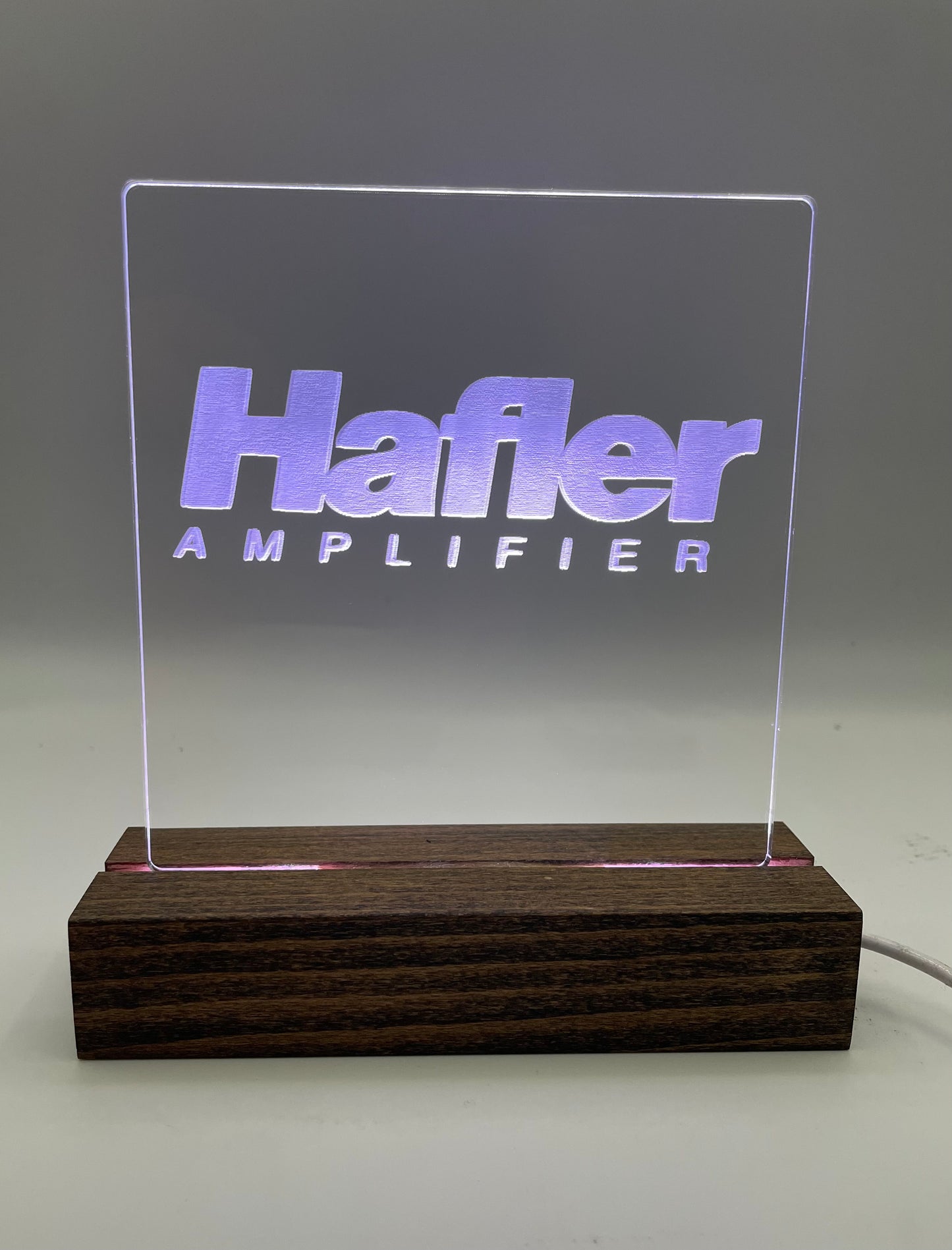 LED Acrylic Sign Music Lover's Room Decoration Hafler