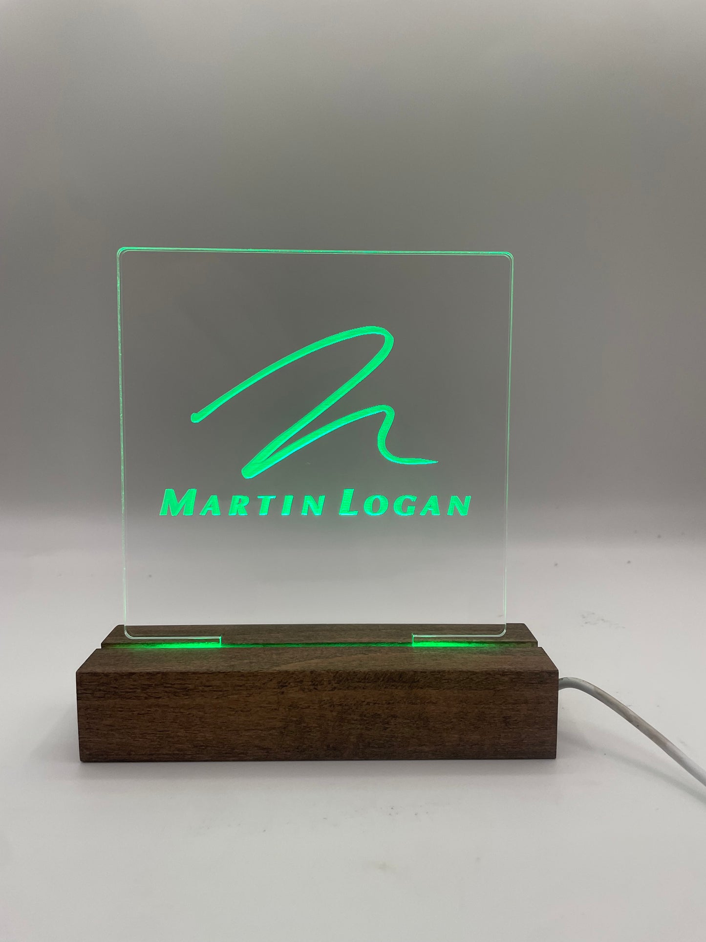 LED Acrylic Music Decoration Sign Music Lovers Martin Logan