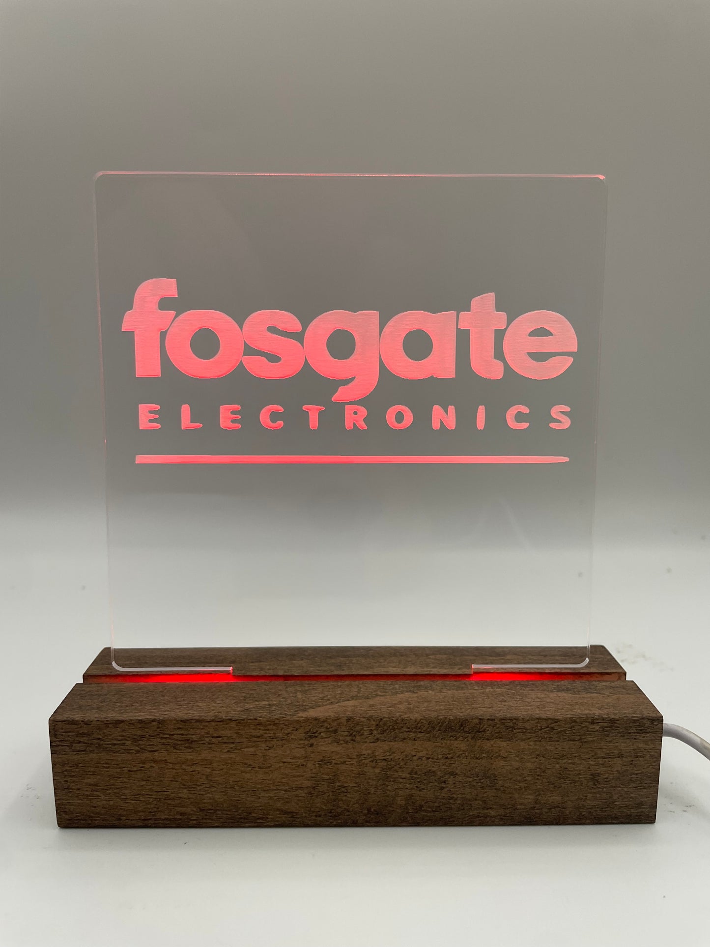 LED Acrylic Music Sign Audiophile Room Decoration fosgate