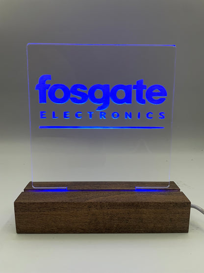 LED Acrylic Music Sign Audiophile Room Decoration fosgate