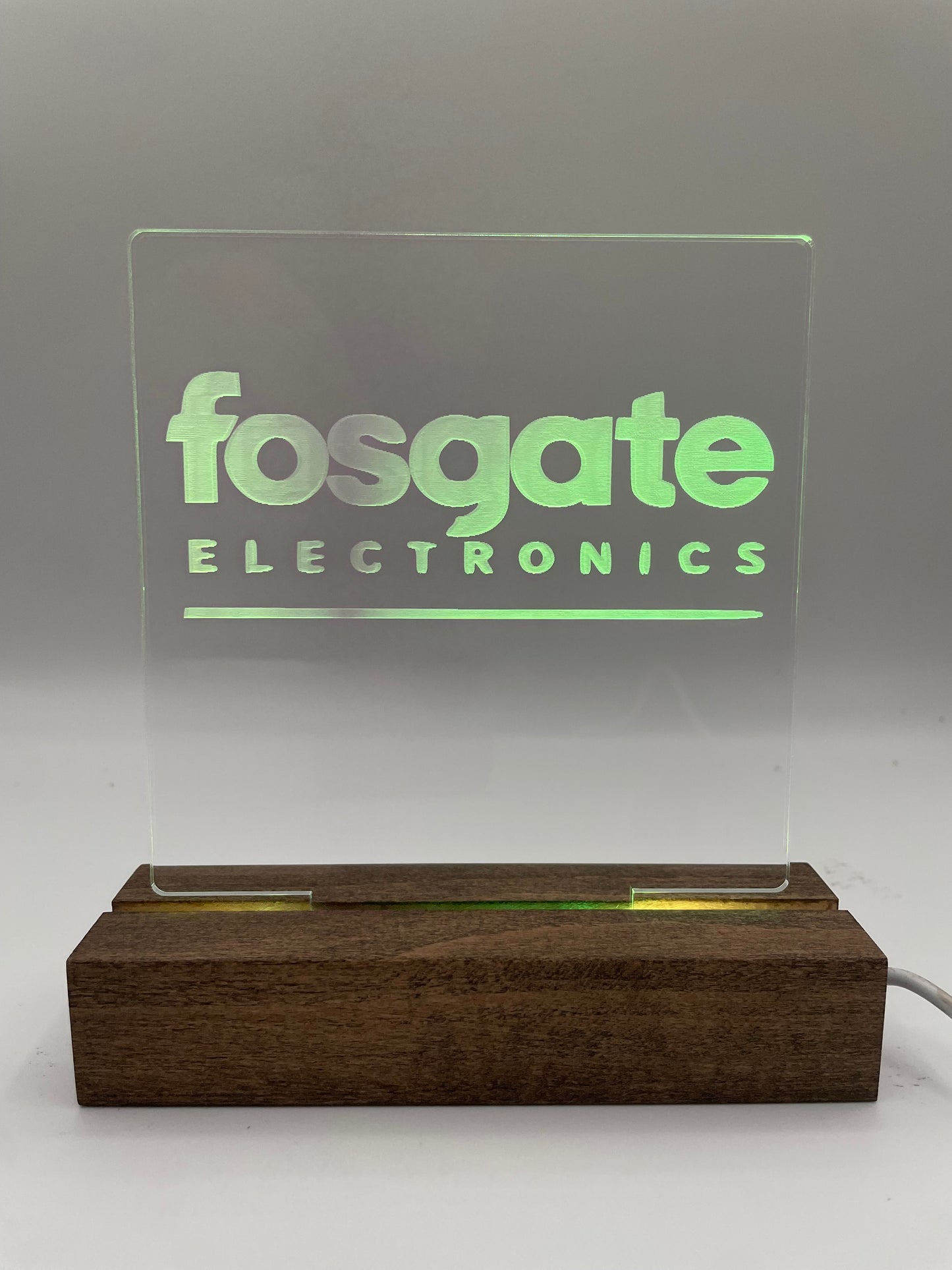 LED Acrylic Music Sign Audiophile Room Decoration fosgate