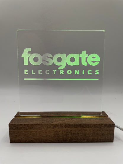 LED Acrylic Music Sign Audiophile Room Decoration fosgate