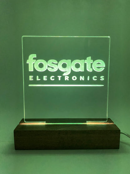 LED Acrylic Music Sign Audiophile Room Decoration fosgate