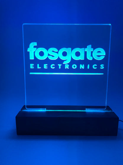 LED Acrylic Music Sign Audiophile Room Decoration fosgate