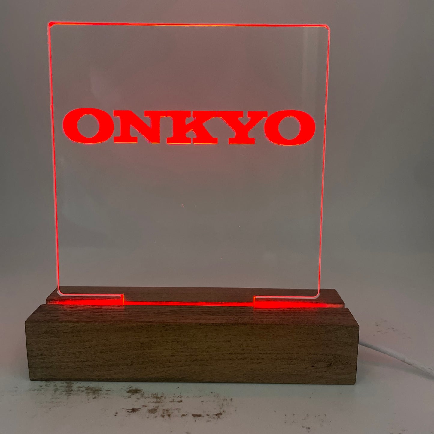 LED Acrylic Music Sign Decoration Onkyo