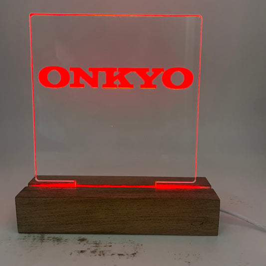LED Acrylic Music Sign Decoration Onkyo