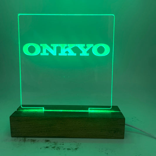 LED Acrylic Music Sign Decoration Onkyo