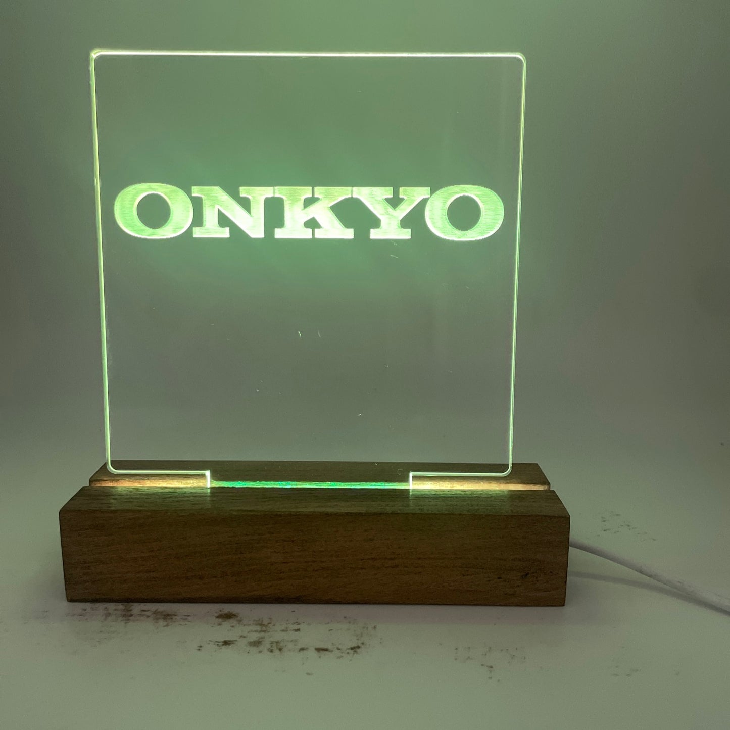 LED Acrylic Music Sign Decoration Onkyo