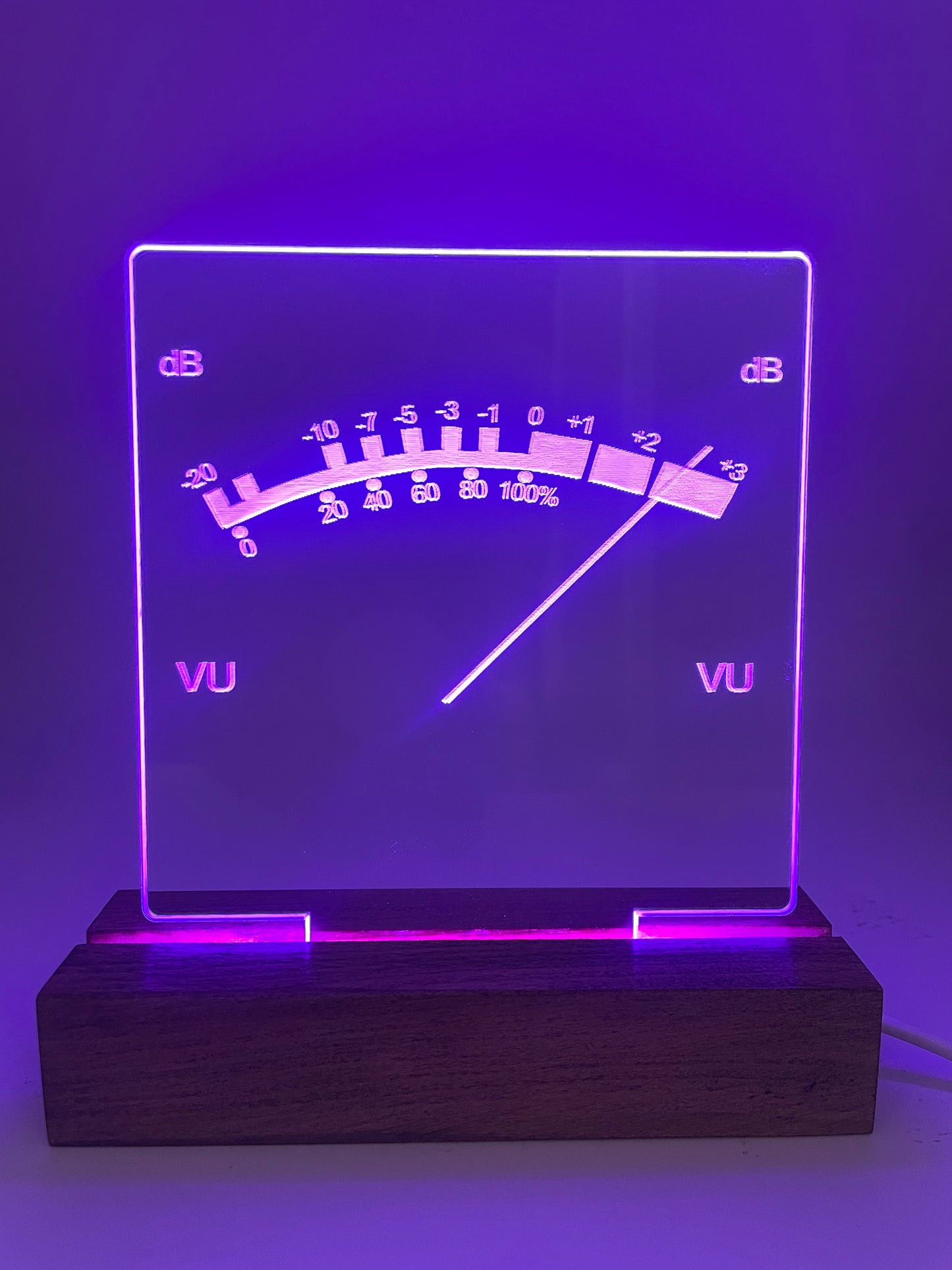 LED Acrylic Sign UV Meter Sign Music Room Decoration