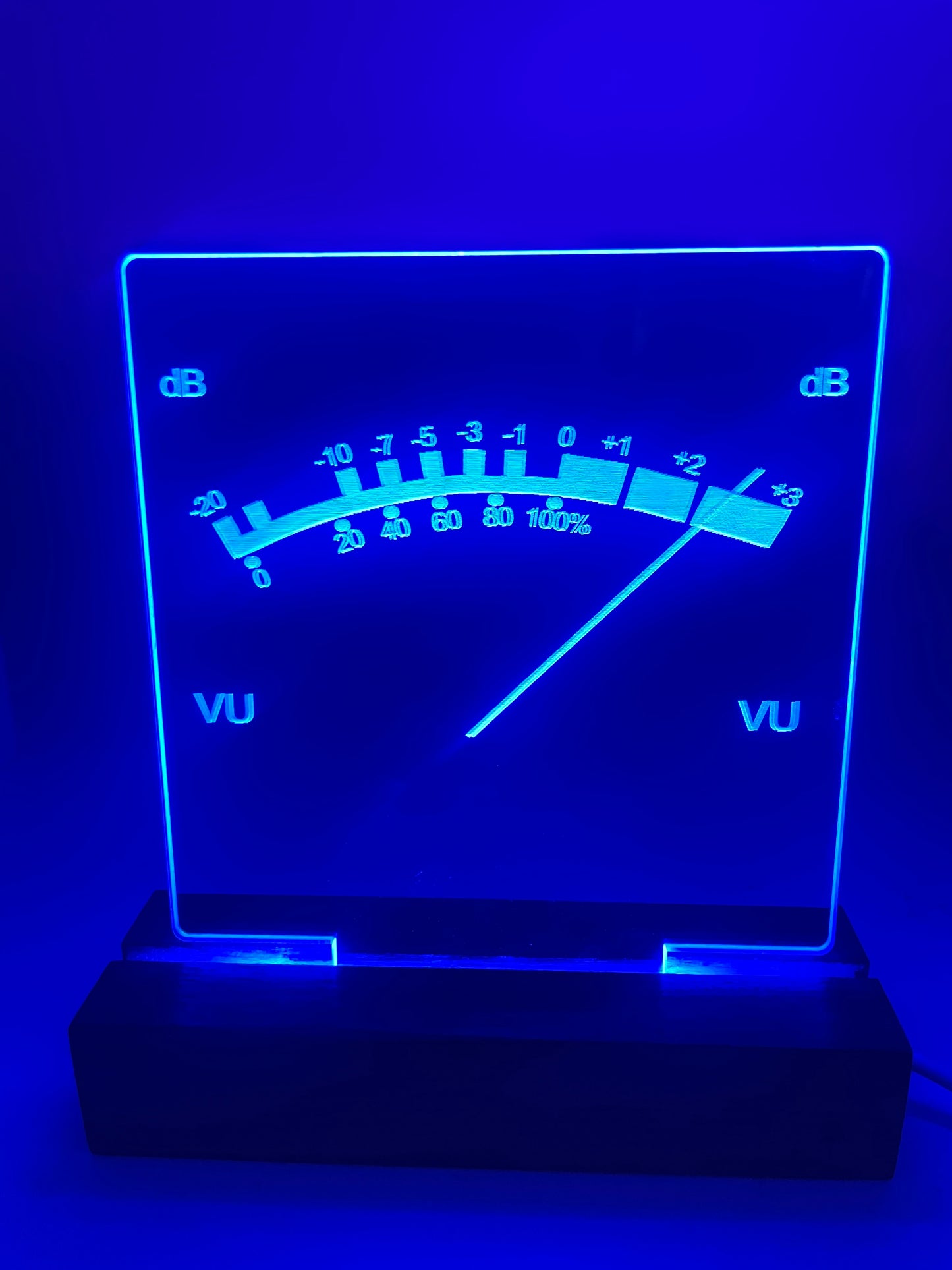 LED Acrylic Sign UV Meter Sign Music Room Decoration
