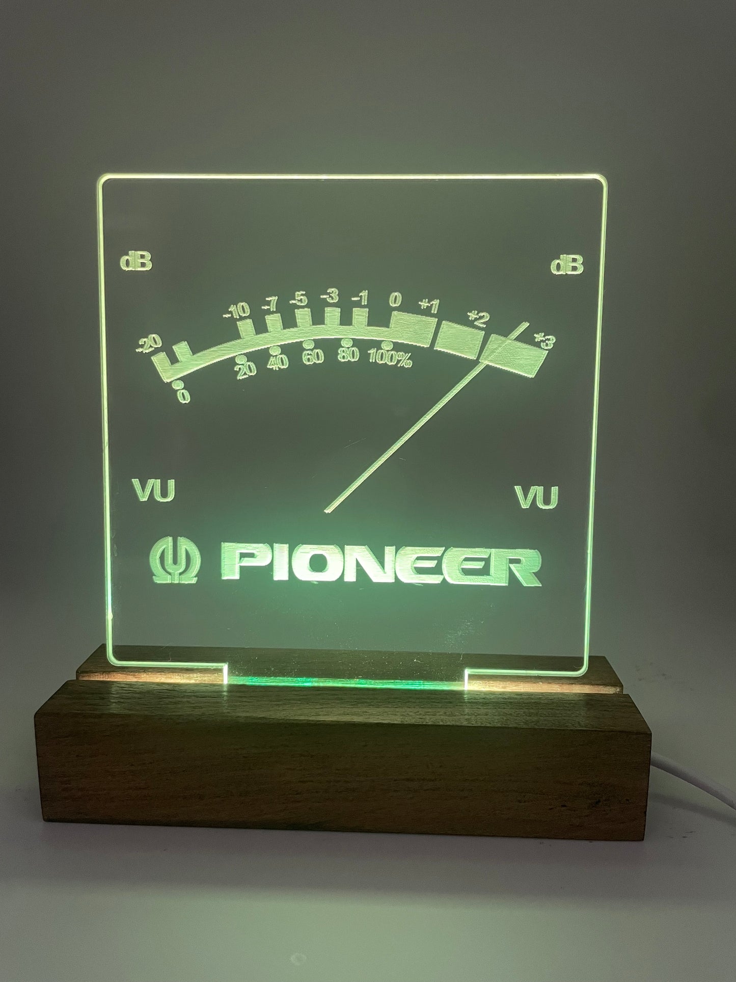 LED Acrylic Music Sign UV Meter Pioneer Decoration
