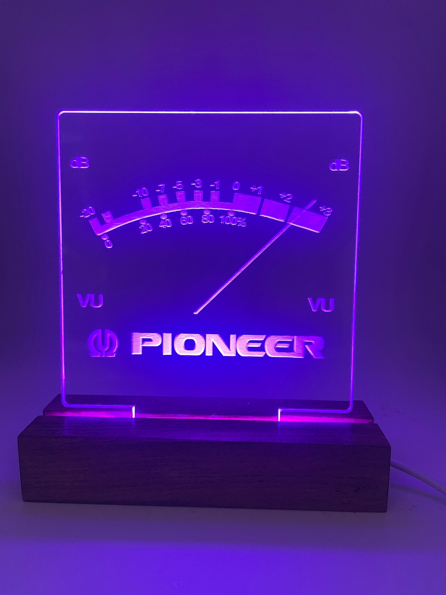 LED Acrylic Music Sign UV Meter Pioneer Decoration